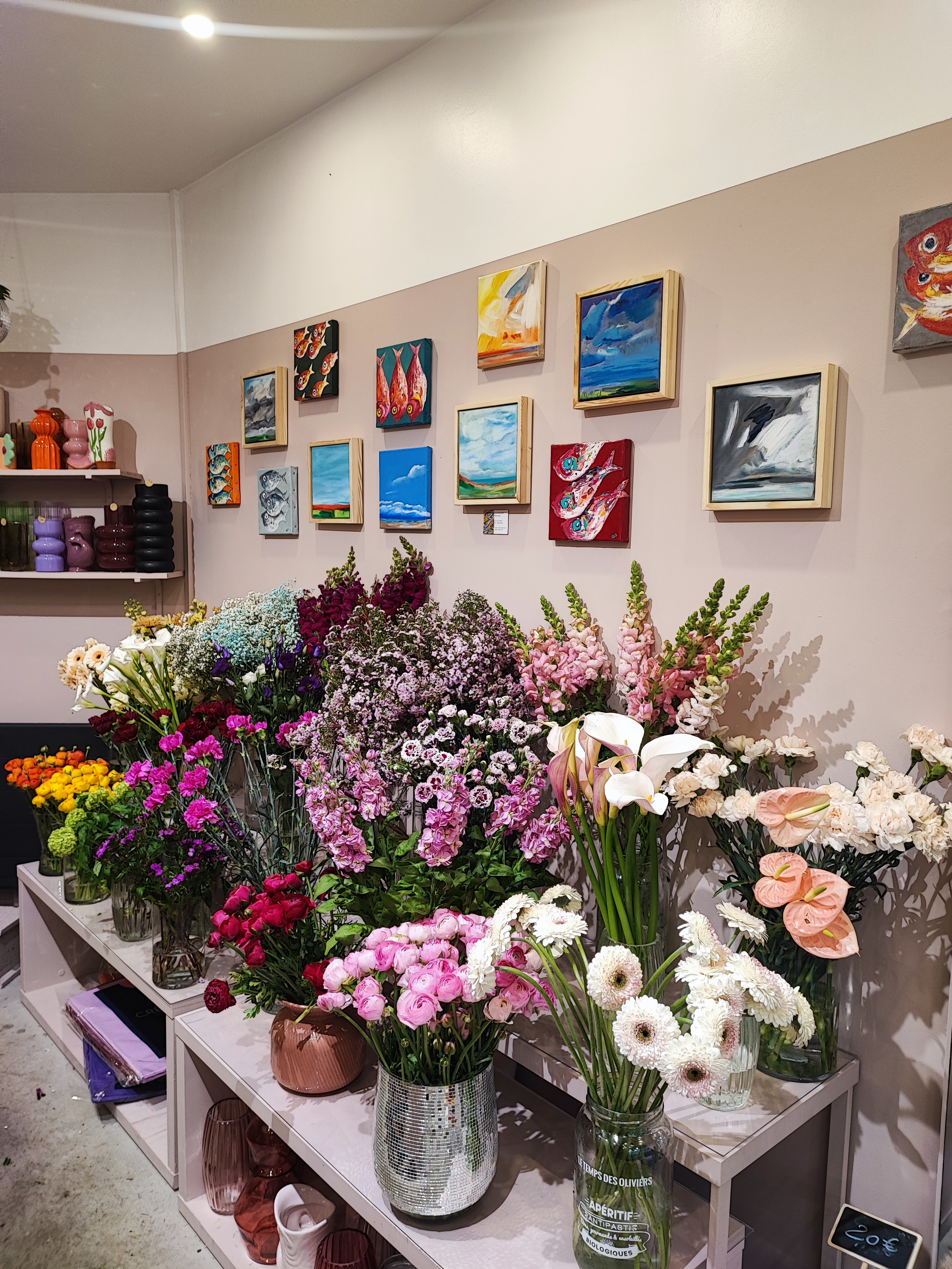 Bouquets et fleurs dans la boutique Margarida a Rouen